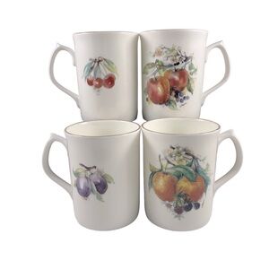 Duchess Fine Bone China 4 Mugs/Cups hand made in England